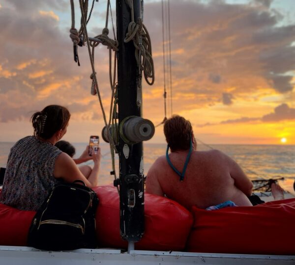 Sunset Sail Boat